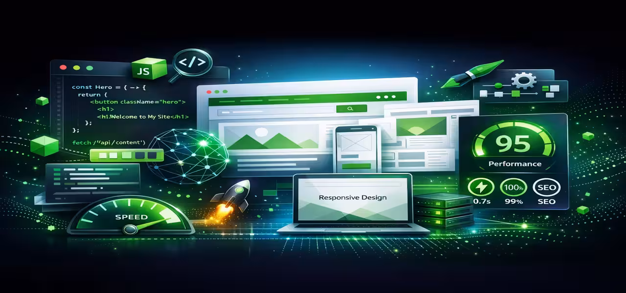 Web development services banner